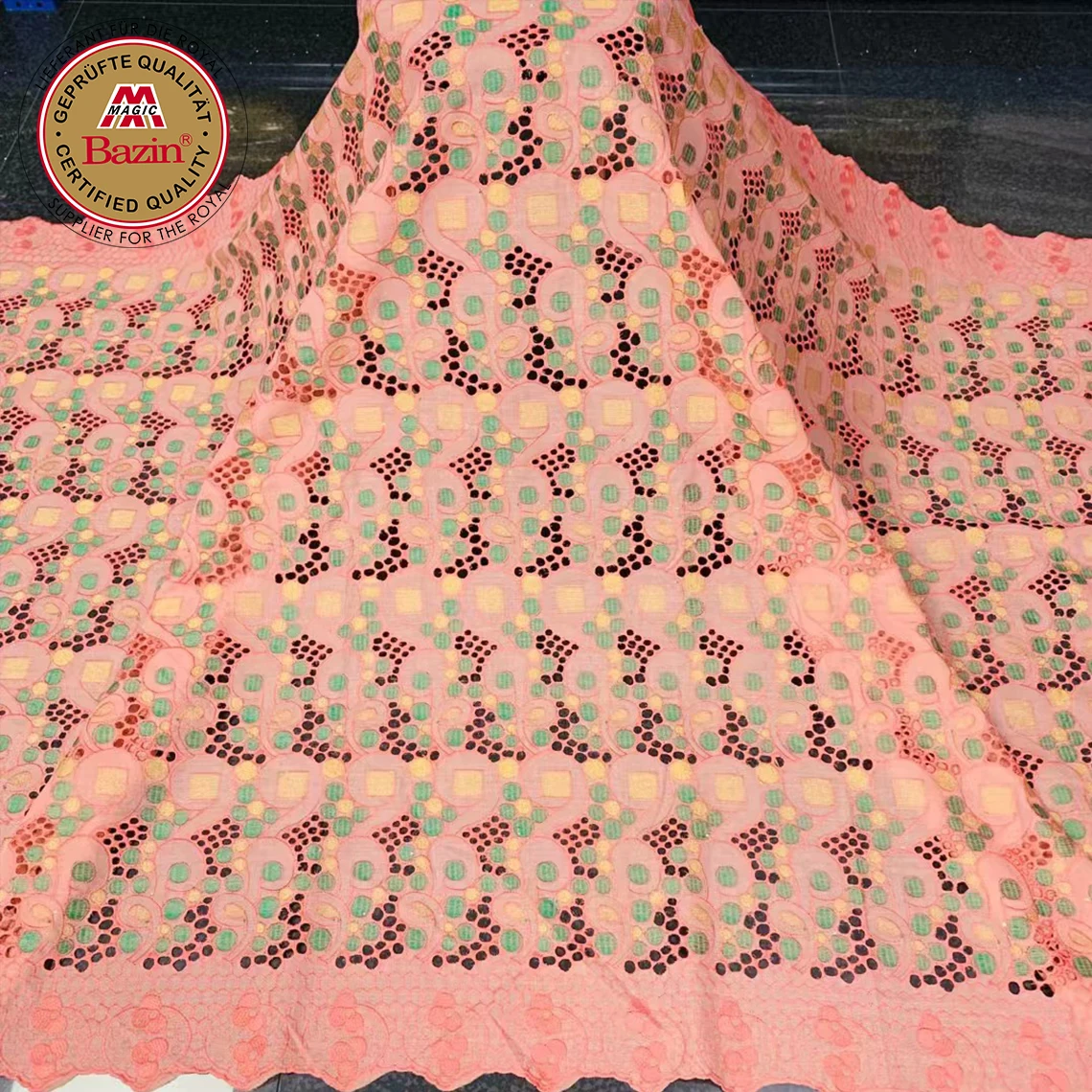 Новинка 2020, швейцарская вуаль, кружево в Швейцарии с вышивкой для свадебного платья Гамбии, материал уникального дизайна, сухие кружевные ткани