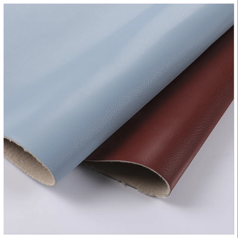Pu leather upholstery woven Environmental protection water-based recycled pu material fabric