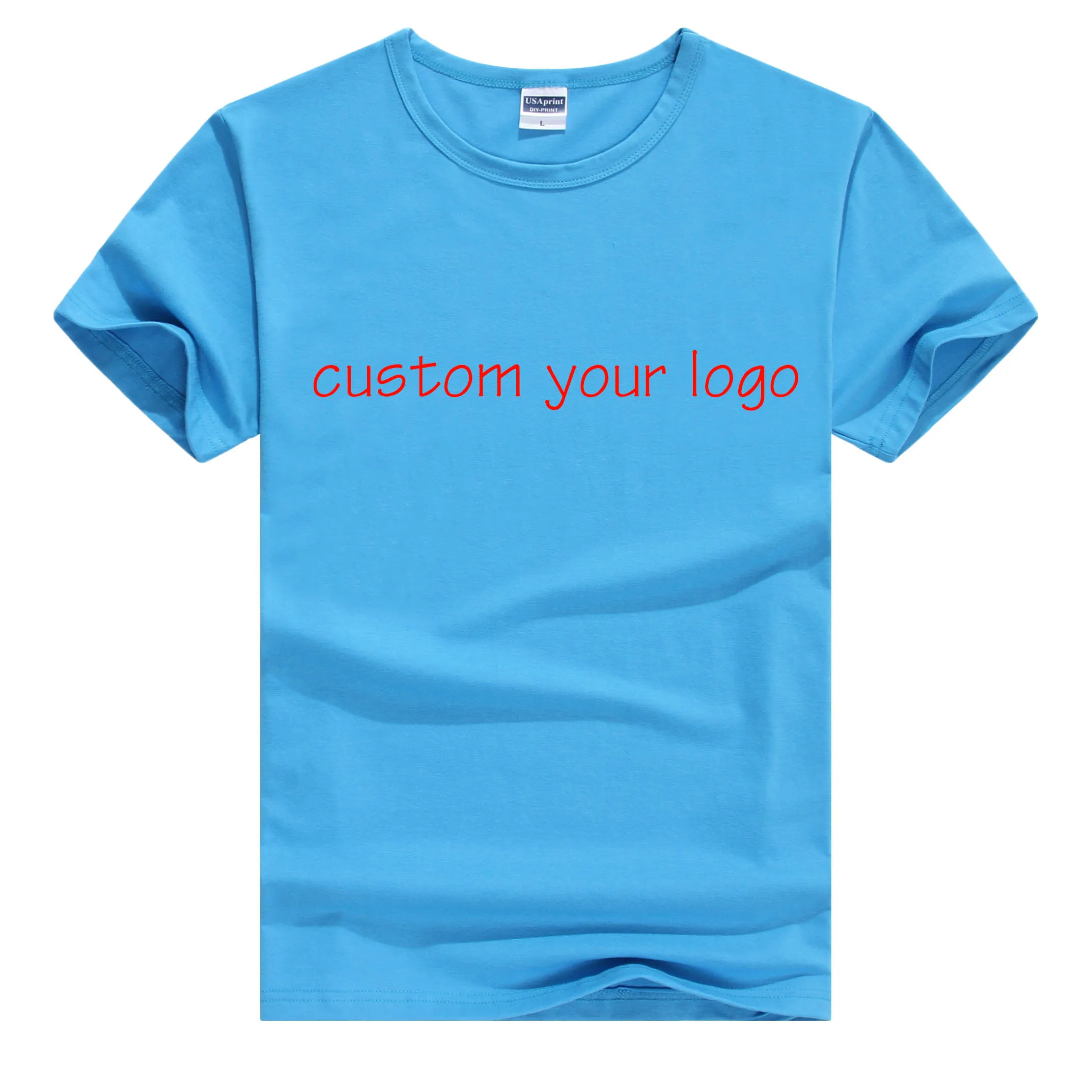 
Hot selling men printing custom logo t shirt 