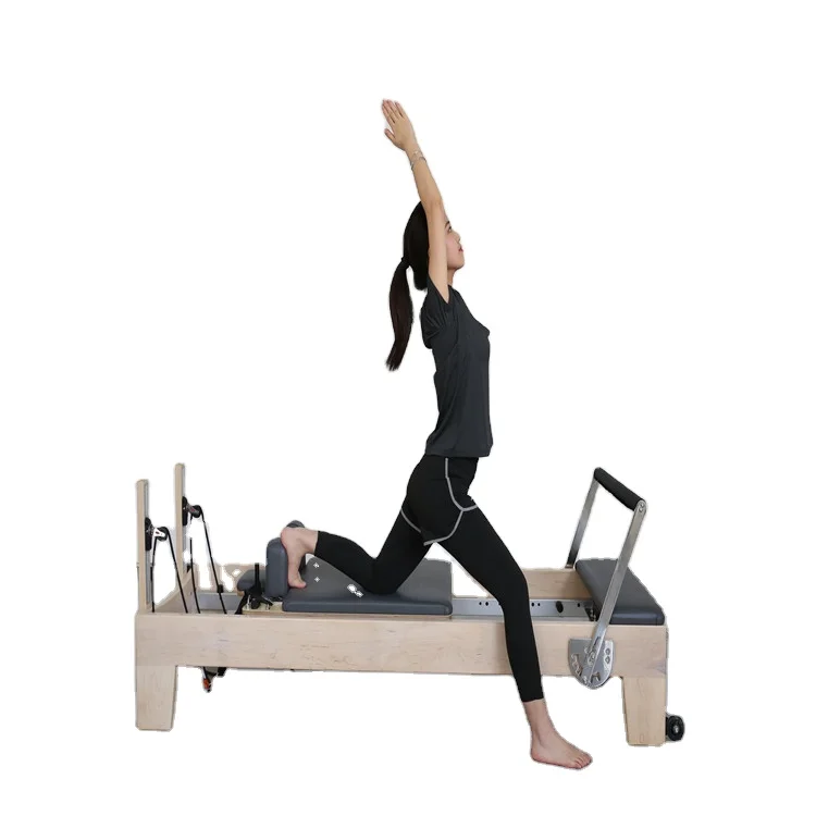 
Wood Pilates Reformer Cadillac Machine with Full Trapeze Combination Used in Pilates Studio Combo Cadillac Reformer 