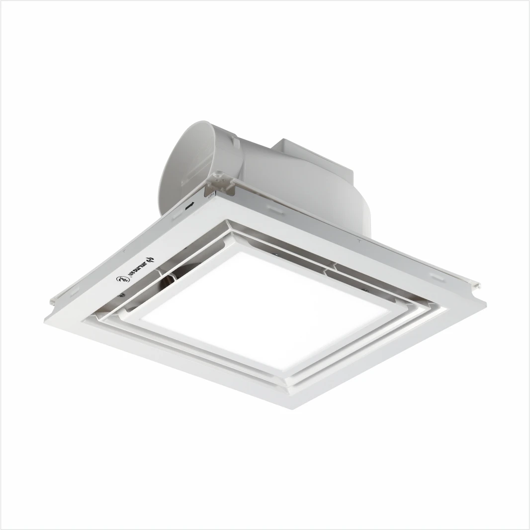 LED light air exhaust ventilation plastic ceiling fan
