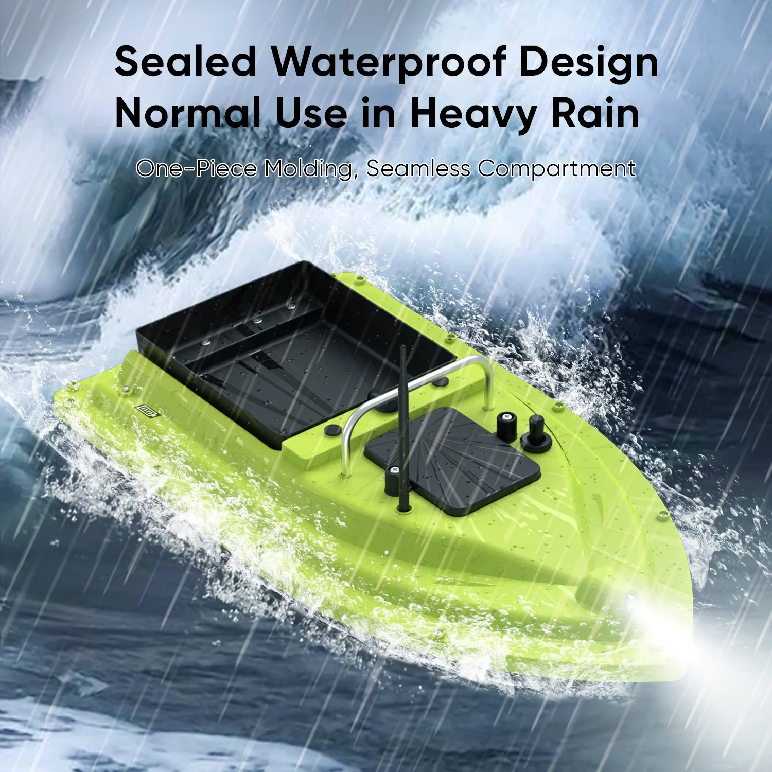 Custom Remote Control Dual Motor Bait Boat for Fishing RC Fish Finder and Remote Range Bait Boat