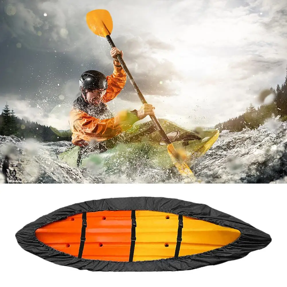 Boat Accessories Polyester Dust proof Waterproof Canoe Boat Kayak Cover For Fishing Boat/Rowing Shell/Paddle Board
