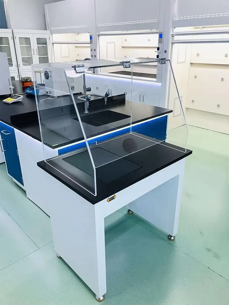 Customized Design All Steel Worktop Chemistry Lab Furniture Marble Balance Table
