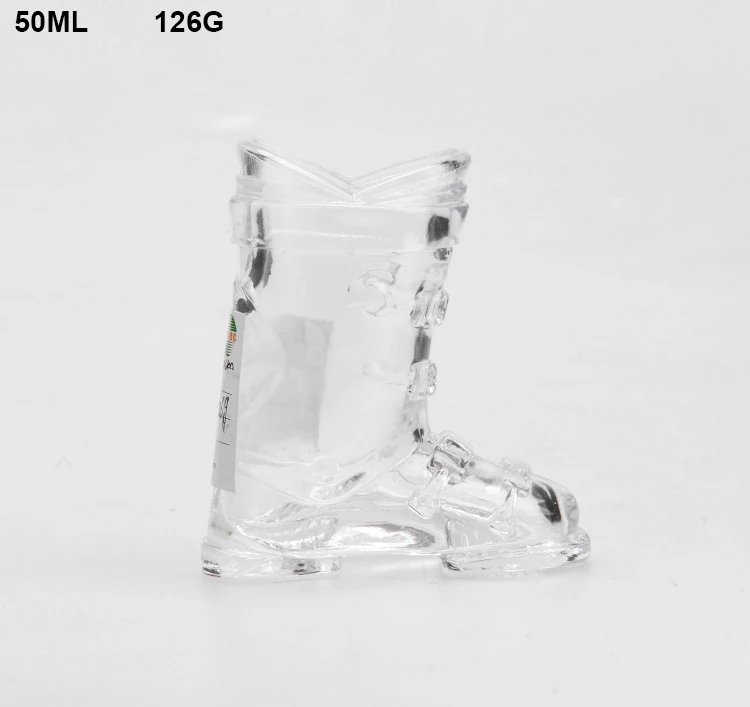 Vodka spirit glass cup wine glass shot glass 50ml skiing boots fish design fancy mini cup