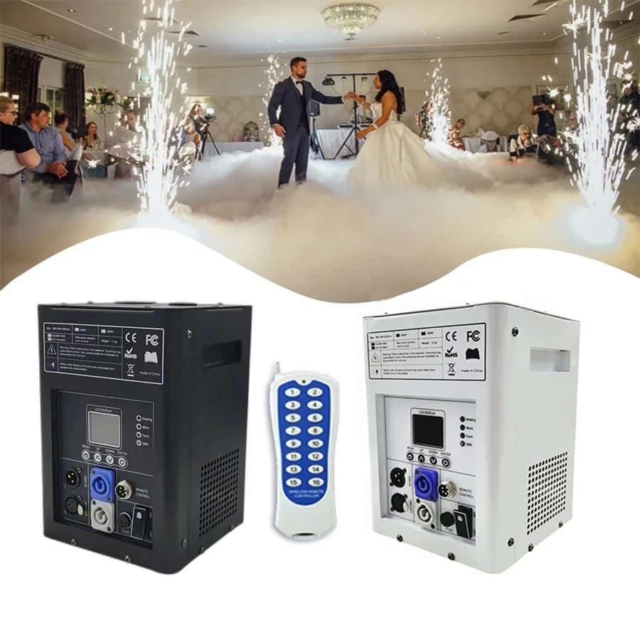 Аппарат холодной свечи Dmx 600 Вт для свадьбы, вечеринки, станок холодной свечи, машина холодной свечи фонтана