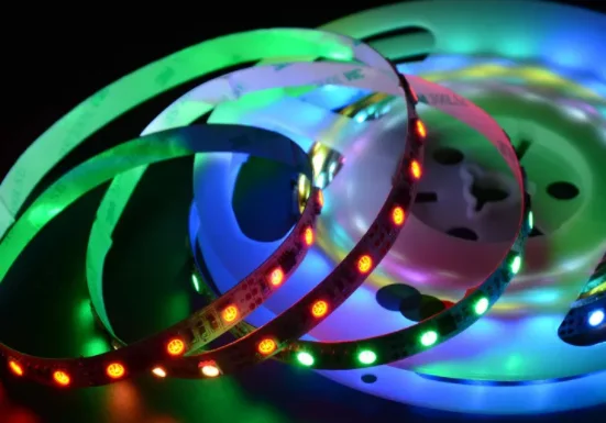 Изменяющий Цвет светодиодный свет SMD 5050 RGB DC5V SKU6812/ws2815 пиксель rgb светодиодные полосы света