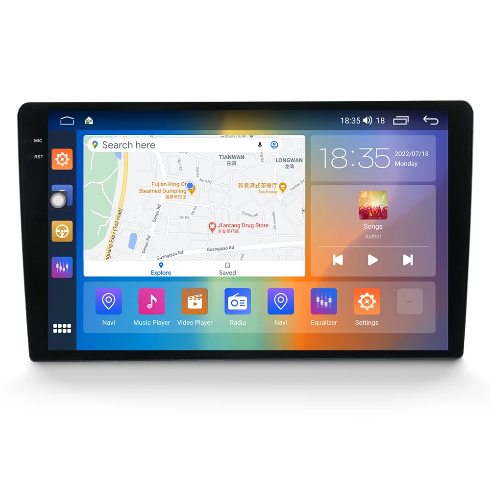 M6 PRO Android 12 BT5.1 DTS DSP EQ Car Radio Universal For All Cars Car Video 2K QLED 2000*1200 Fakra GPS WIFI