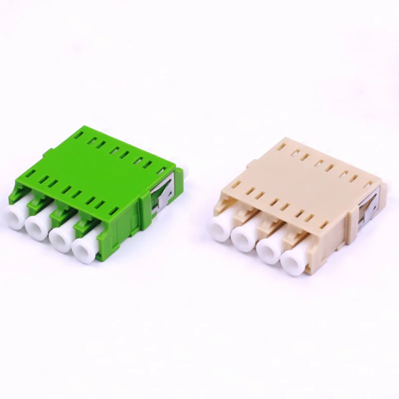 Высококачественный с/без фланцевого оптоволокна LC Quad Adpater Coupler