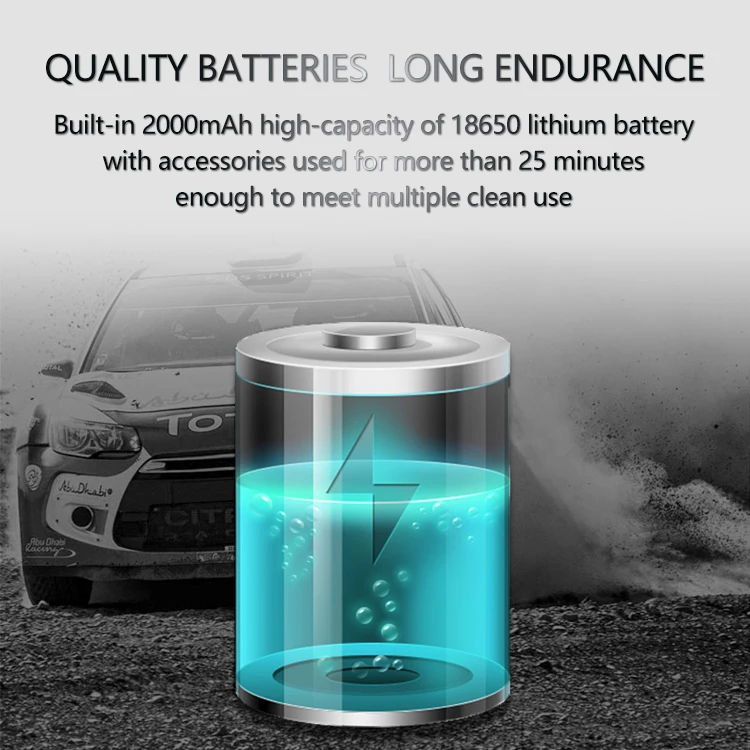 4 In 1 Mini Rechargeable Portable Handheld Wet and Dry Cordless Car Vacuum Cleaner