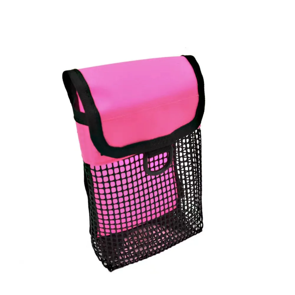 Custom Dive Bag Diving Snorkeling SMB Gear Equipment Mesh Bag Portable Small Size with D-Ring for Attaching to Your Diving Reel