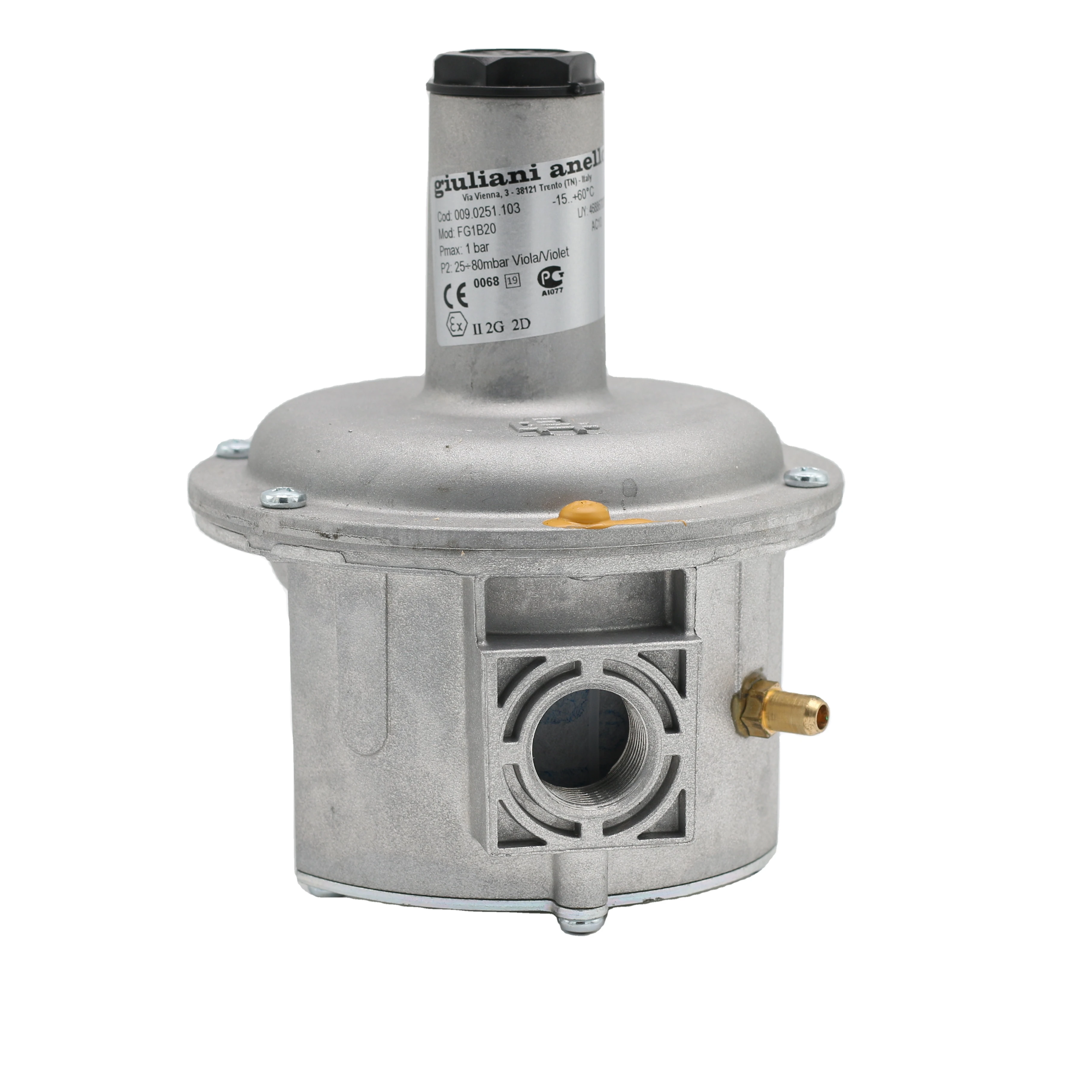 Giuliani FG1B15/20 Series Anello De Alto Perfume - Pressure Gas Valve Relief Valve Silver Valve Control Italy Normal Temperature