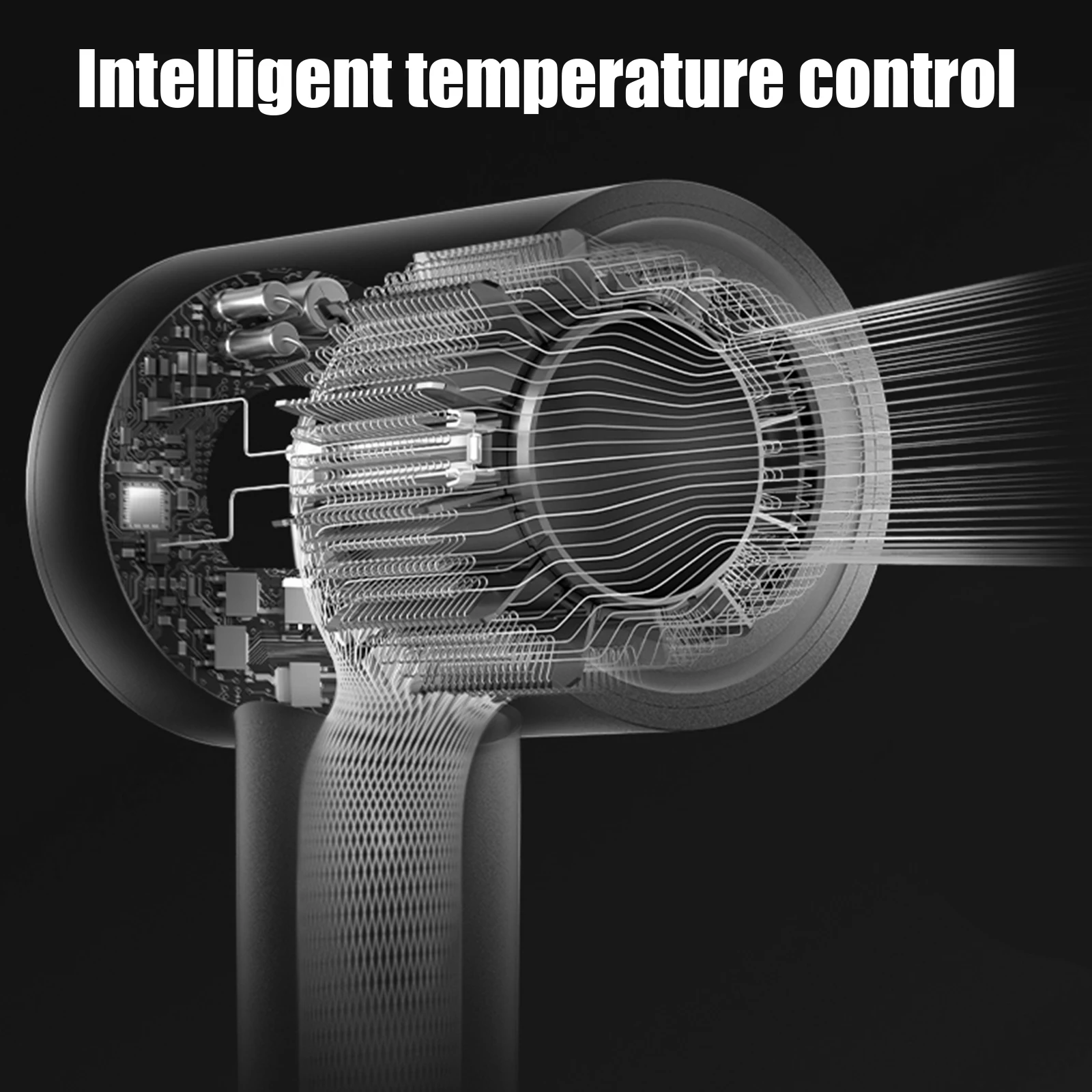 LDY Lyson Portable Household Ionic Hair Dryer 110000rpm/1500w Salon High Speed Hair Dryer with 110v and 220v Electric Plastic