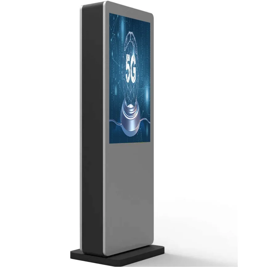 Outdoor Lcd Kiosk 43 Inch Android Dual Double Sided Kiosk Outdoor Digital Signage Display Totem