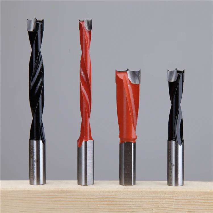 Yasen Manufacturer Solid Carbide Long Type Economical Dowel Drills Bits for Woodworking