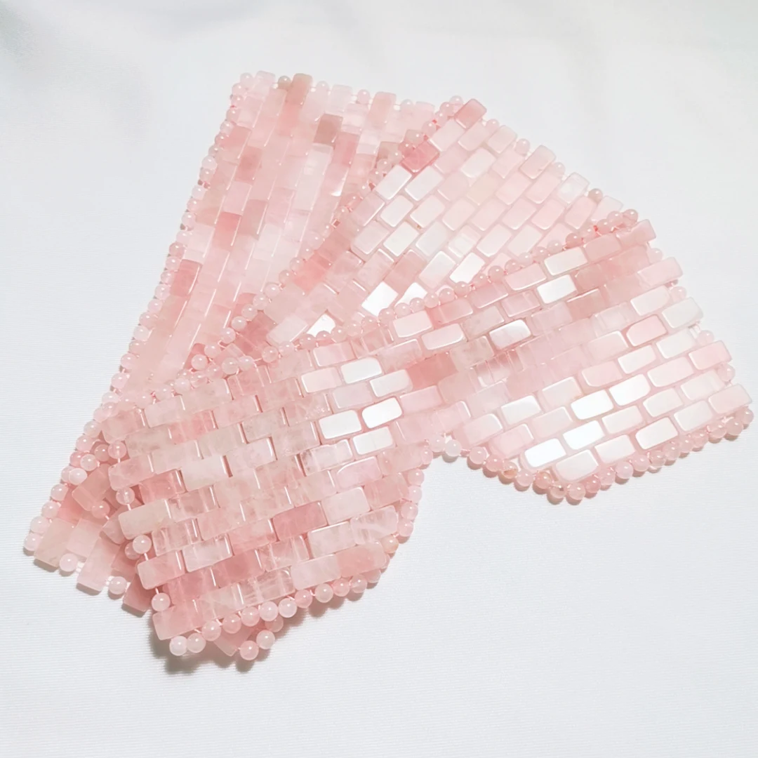 Hottest Under Eye Collagen Crystal Rose Quartz Eye Mask for Skin Care Dark Circles Remove Anti-Aging Wrinkle