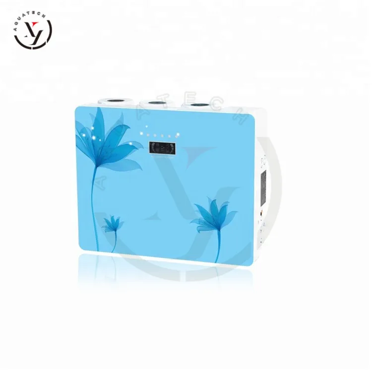 wall mounts home appliances 6 stage reverse osmosis alkaline water purifier with drinking water filter system