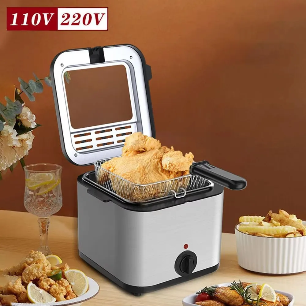 Smart Electric Deep Air Fryer Good Price Digital Without Oil Stainless Steel Basket Shrimp French Fries Convenient New Wholesale