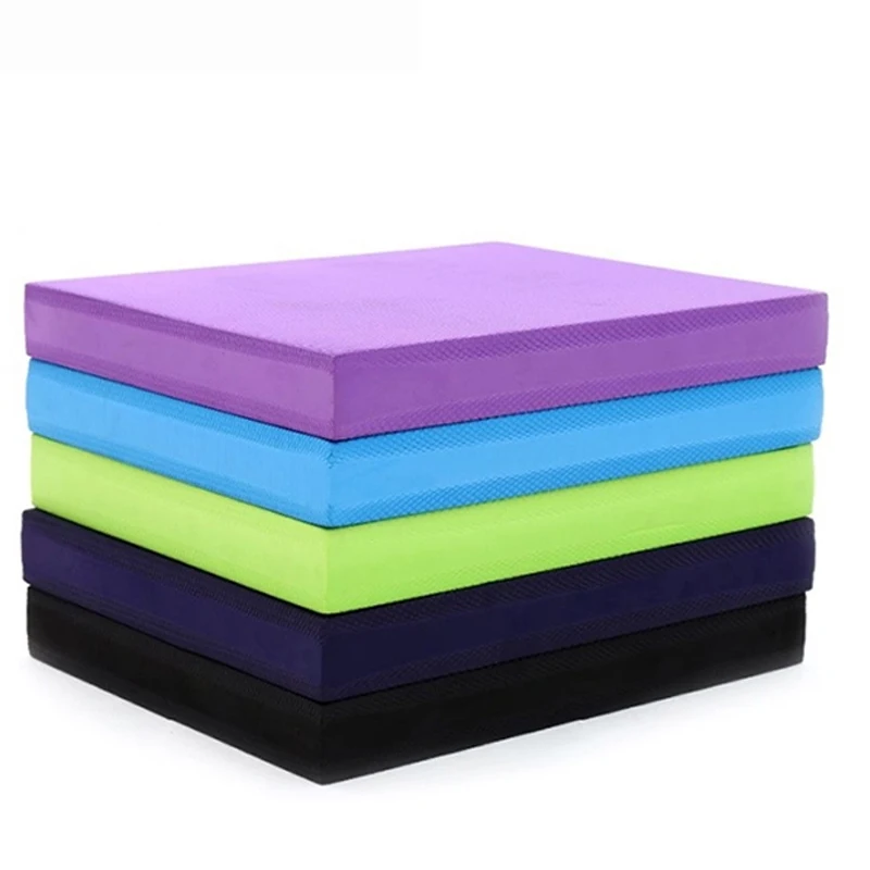 Eco friendly high quality gym exercise soft tpe foam material yoga balance pad
