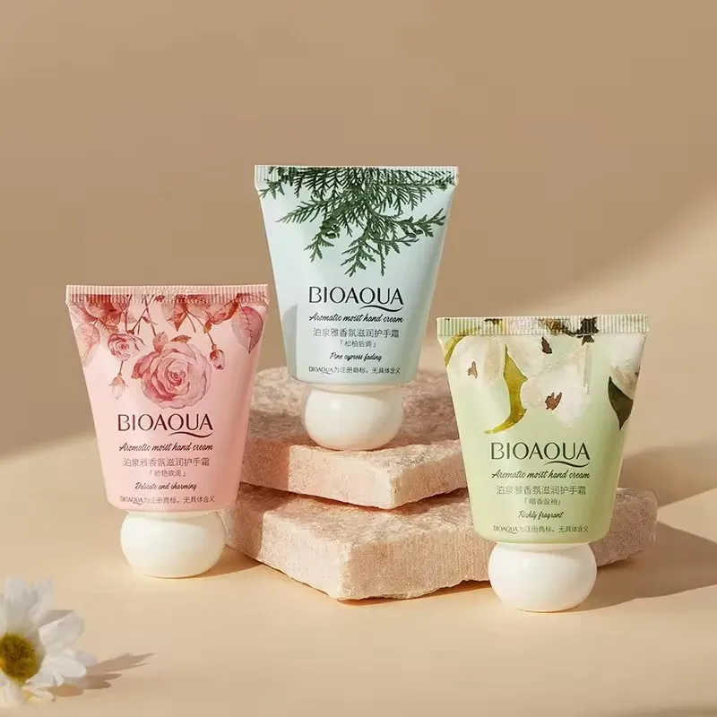 30g OEM ODM Manufacturer BIOAQUA Fragrance Hand Cream Lotion Moisturizing Winter Hand Care Cream