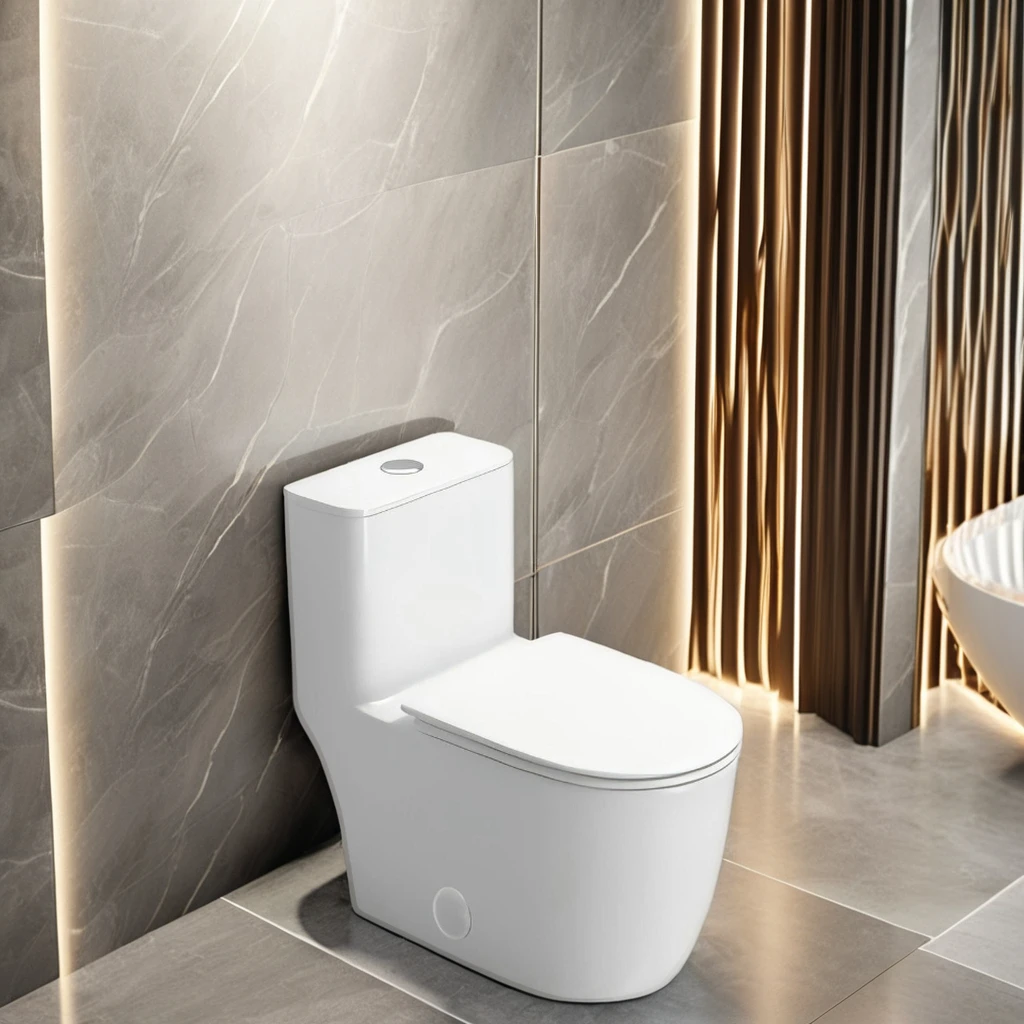 Matte Black Luxury CUPC Watersense Toilet Bowl Floor Mounted Hotel Water Closet with S-Trap Modern Elongated Design for Bathroom