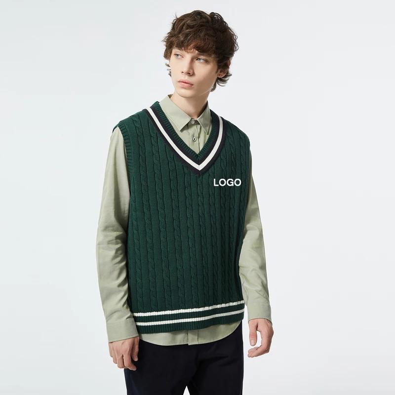 Hot sell  2022 New Sleeveless uniform School Sweater Vest Vest College Couples