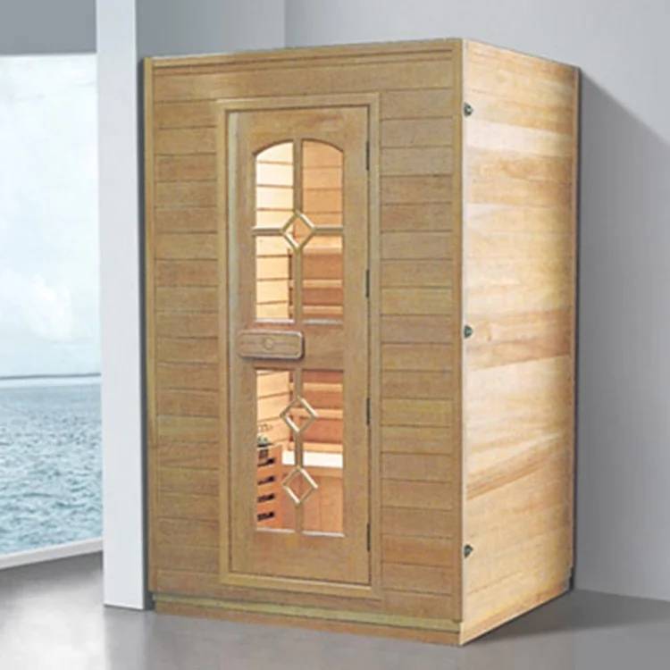 Far infrared solid wood indoor stone accessories heater rocks 3 ozone FIR dome tourmaline dry sweat hemlock wood sauna room