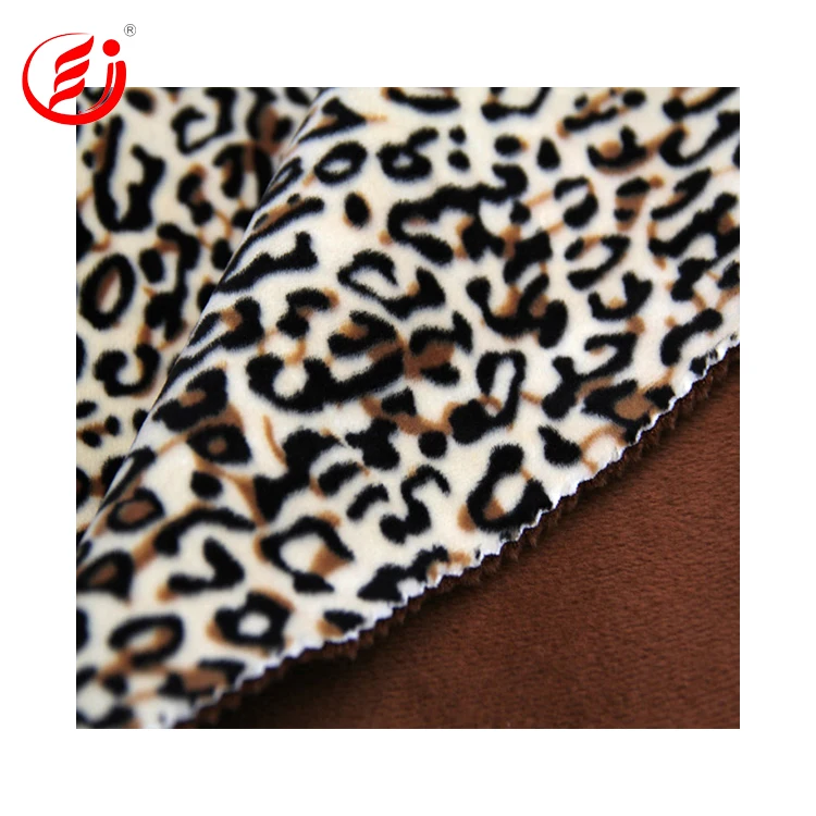 Wholesale 100% polyester super soft velour velvet fabric printed knitting velvet warp knitted fleece fabric for garment