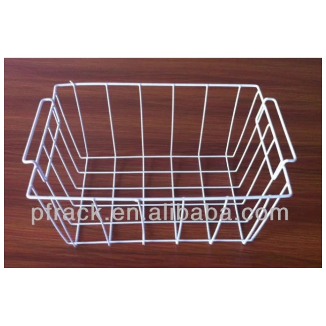 Dirty clothes chrome wire mesh baskets