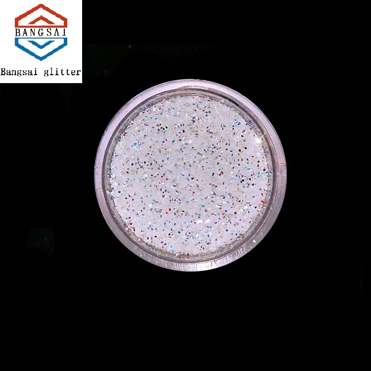 2023 Hot sell wholesale PET Eco-friendly crystal clear glitter powder for nail Craft&phone case