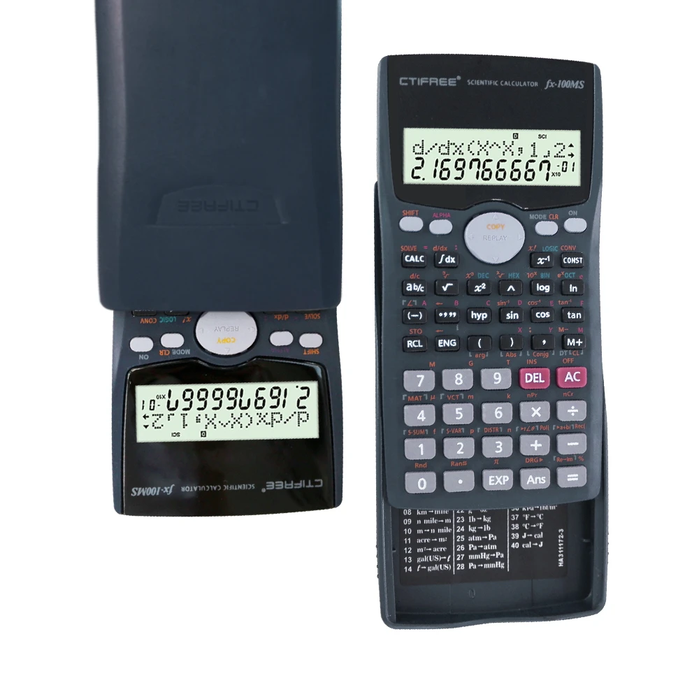 Student Science Calculator Examination Function Office School Supplies Battery fx 100 Scientific Calculator Promotion Stationery