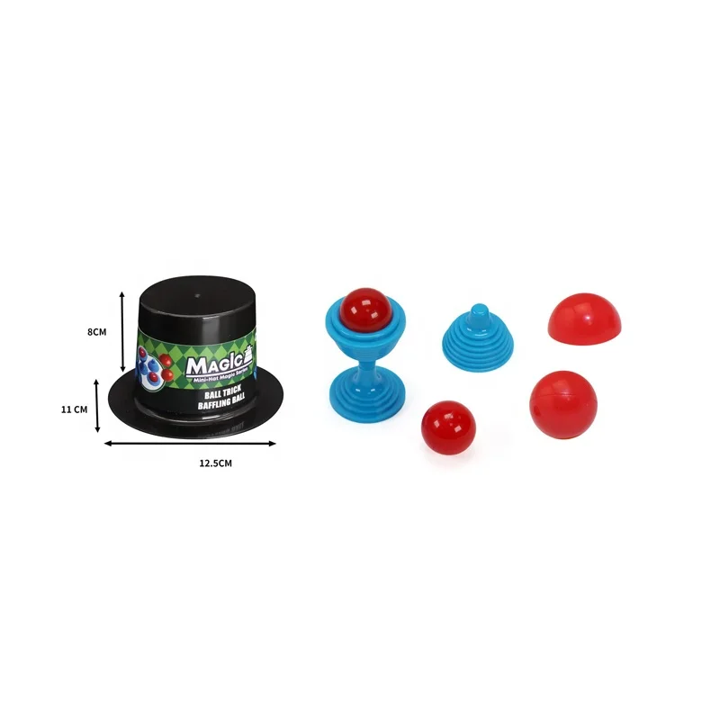 New Arrivals Novelty Magic Trick Kit Toys Games The Cups & Balls Magic Hat Classical Magic Toy Set for Kid and Adult