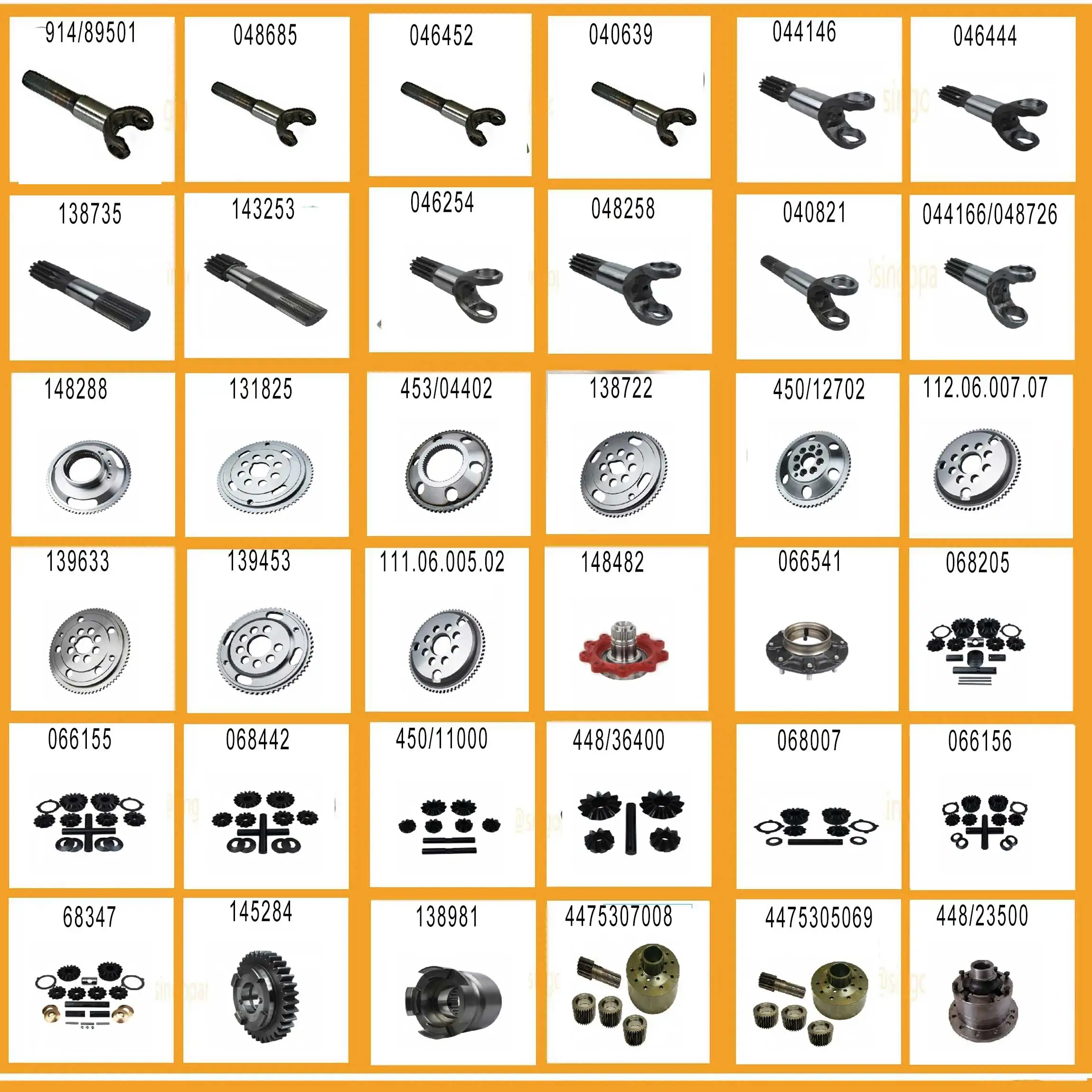 Kitchenwares factories Cheap online 11102300 For Volvo 4600 4600B 5350B A25 A25B A25C A25DA40 A40D L150M/L150C  L160 Sun gears