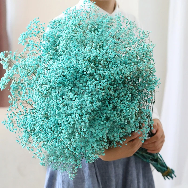 O-X296 Cheap Wholesale price A grade Dried Flower Babysbreath Bulk White Pink Natural Dried Preserved Gypsophila Flower