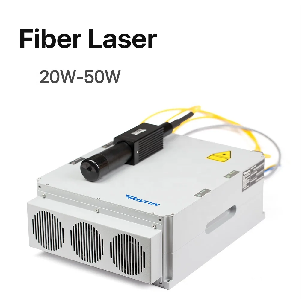 Raycus Fiber Laser Source 20W 30W 50W 100W For Laser Cutting Engraving Marking Machine