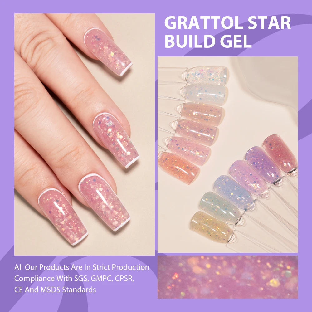 Caixuan Grattol Star Build Gel  Bulk Capacity OEM/ODM Build Gel