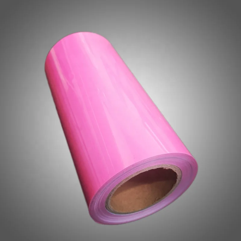 Pink Wholesale Rolls Htv Textile Fabric Water waterproof PU Heat Transfer Vinyl For T Shirts