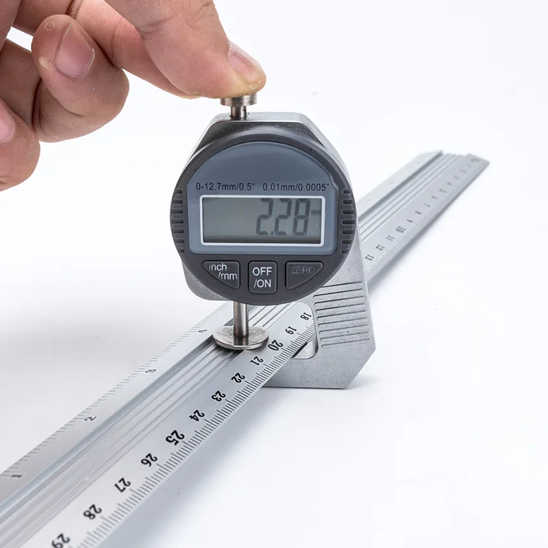 Custom logo metal measuring machine ruler manufacturers 15cm 20cm 30cm triangle scale silver aluminum ruler