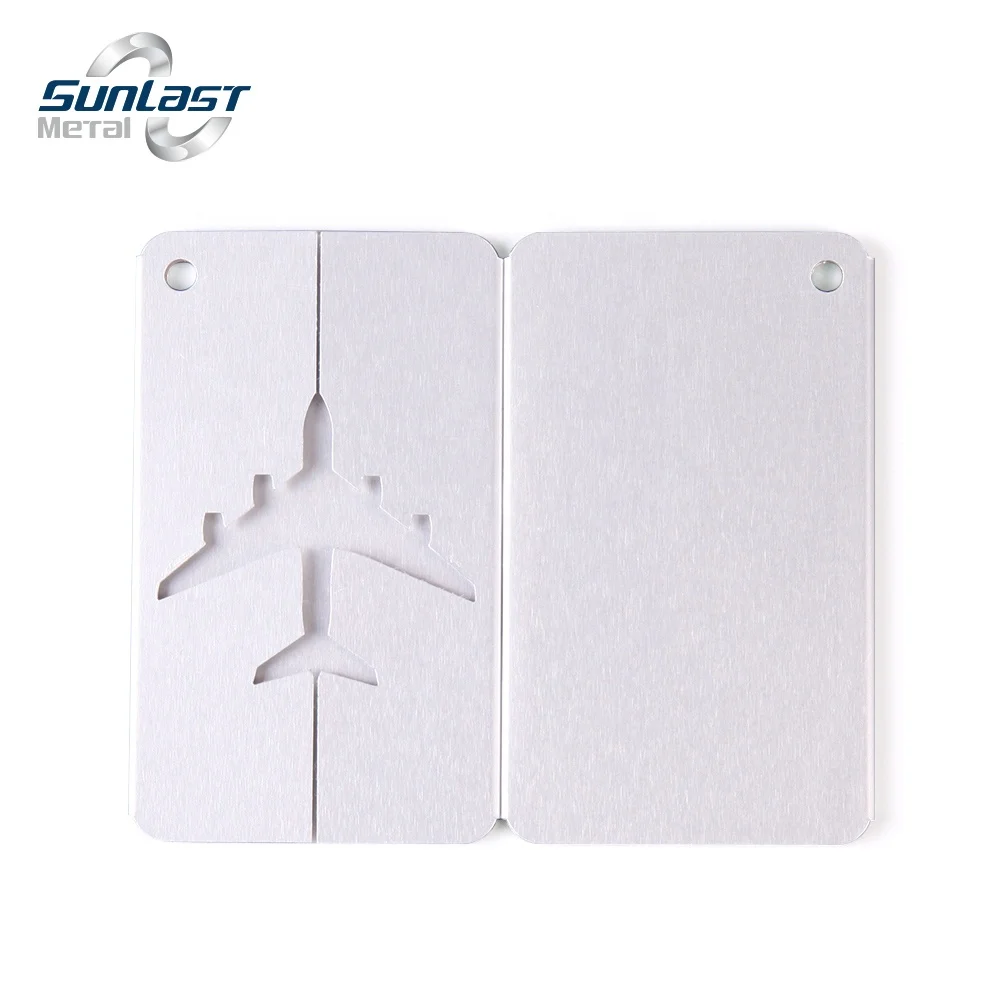 Aluminium Alloy Luggage Tags Metal Suitcase Tags Travel Bag ID Identifier Luggage Name Tag