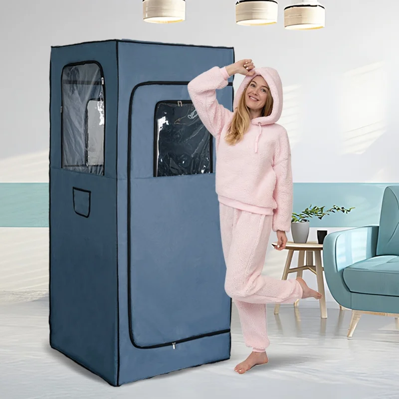Whole Body Steam Sauna Tent Indoor Steam Sauna Room Comfortable Relaxation 1 Person Portable Steam Sauna Tent