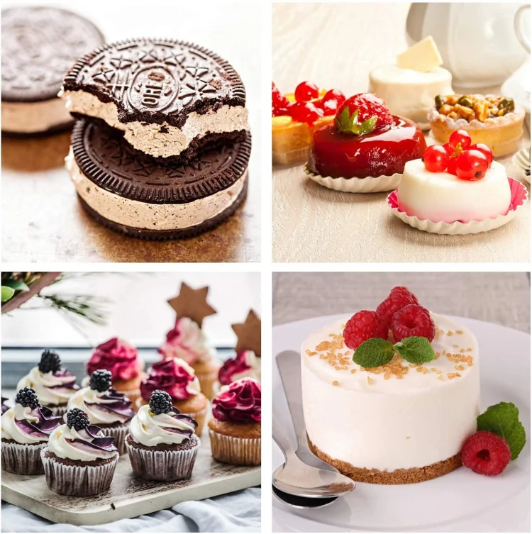 Wholesale 6 Holes Baking Cylinder Silicone Molds for Chocolate Covered Cookie