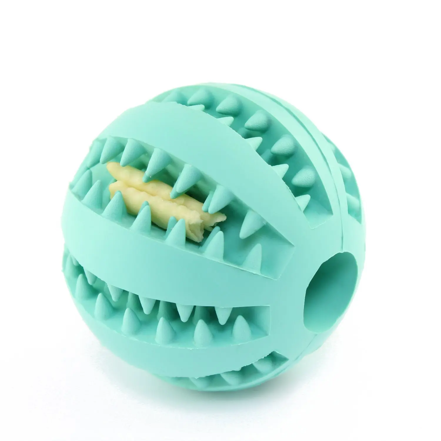Spherical pet toy bite resistant educational pet toy for large and small dogs