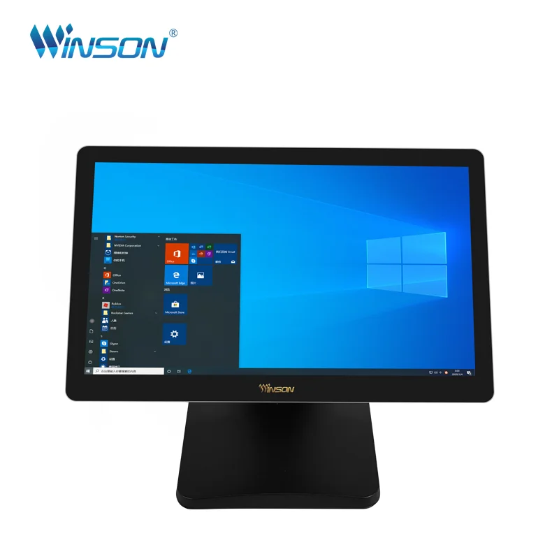 All in One POS System with Customer Display supermarket cashier equipment
