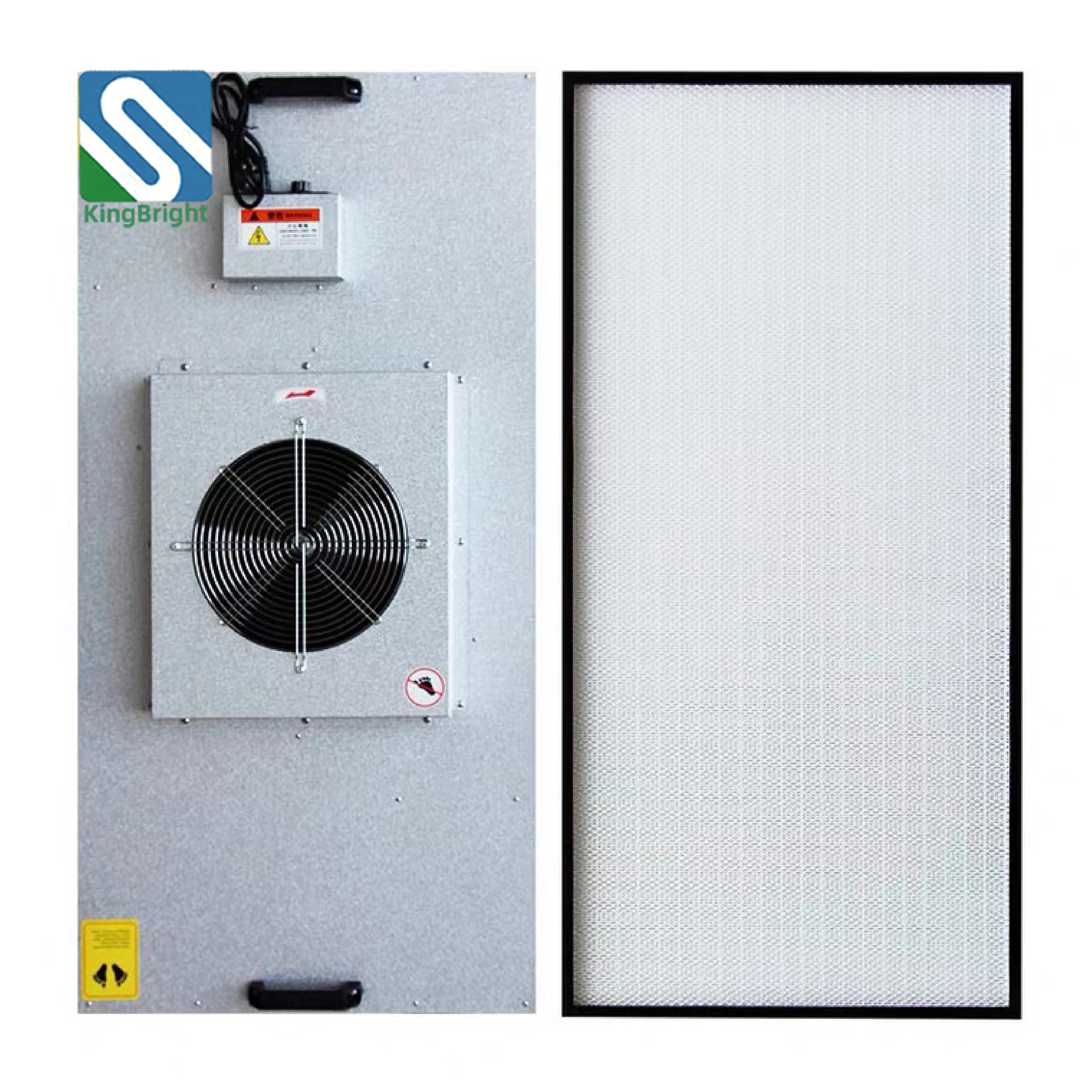 1000-level FFU aluminum impeller high-efficiency air purifier workshop purification FFU comes with safety protection net filter