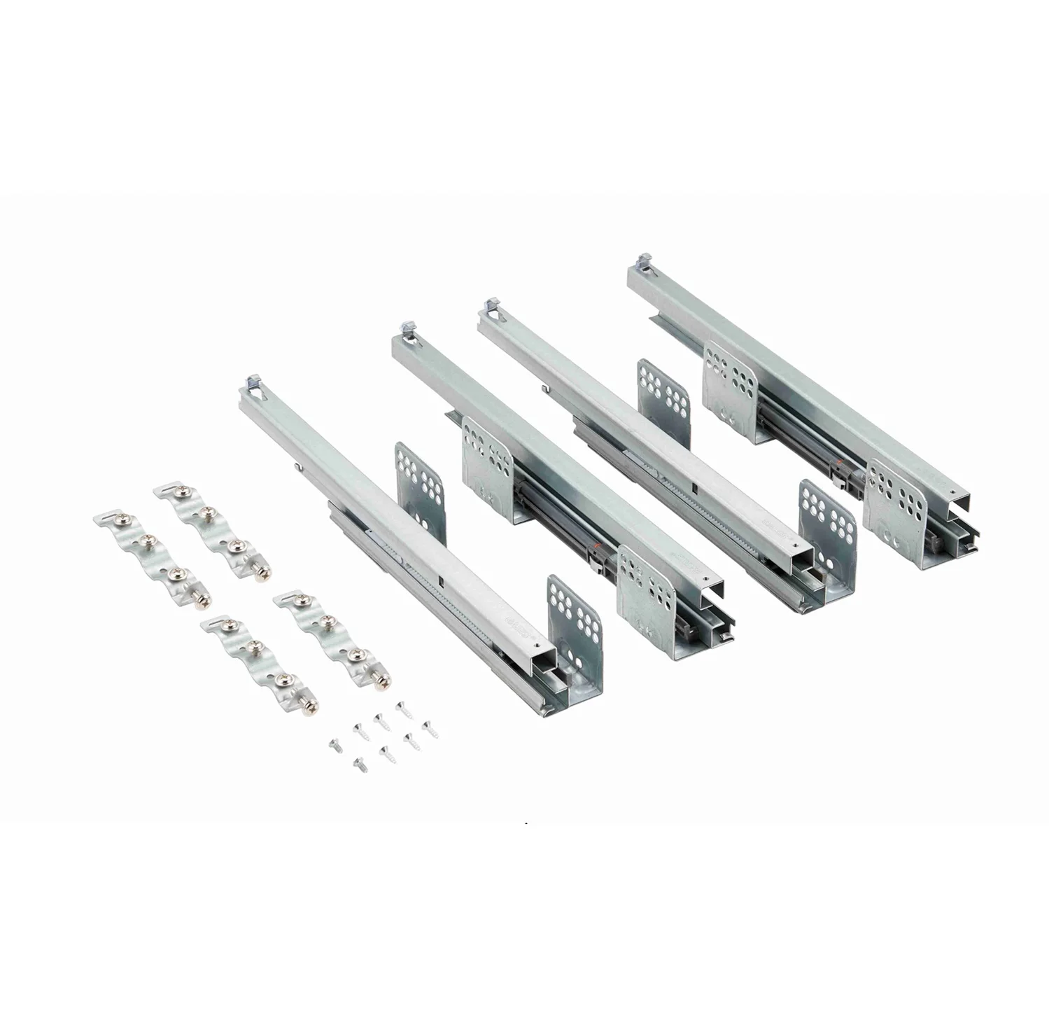 Bolen 3 Sides Stainless Steel Wire Chromed Basket Kitchen Cabinet Pull Out Basket Metal Drawer