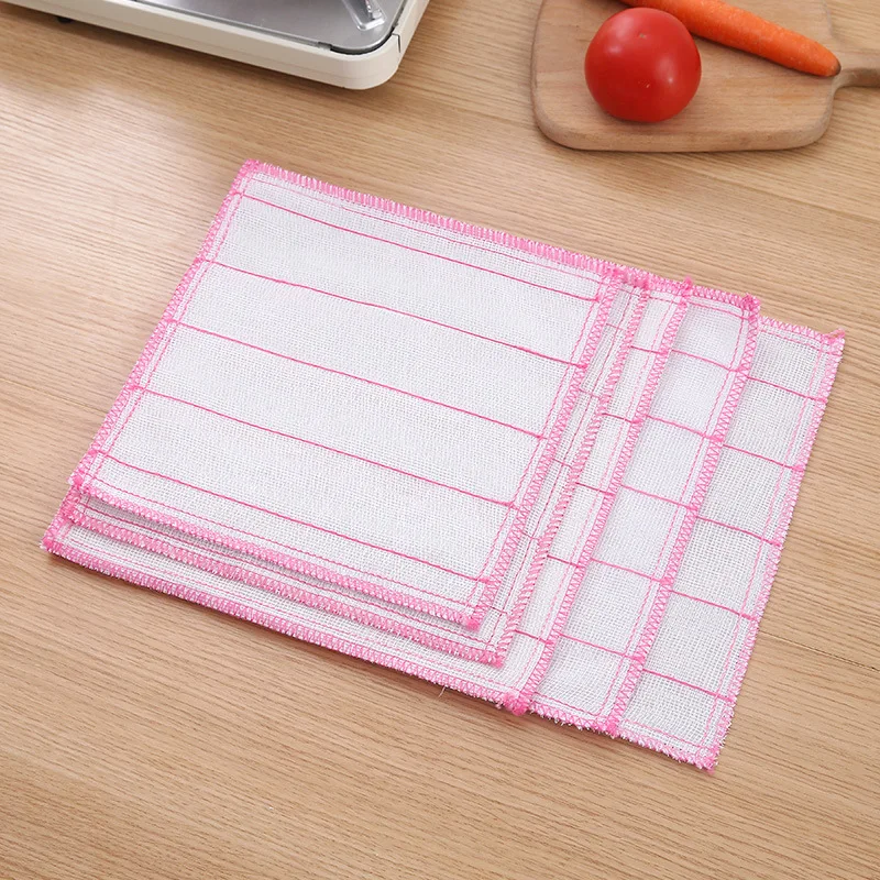 NEW Kitchen Table top Fabric Cotton Reusable Cleaning Cloths Soft Skin-friendly Table Dish cloth Towels