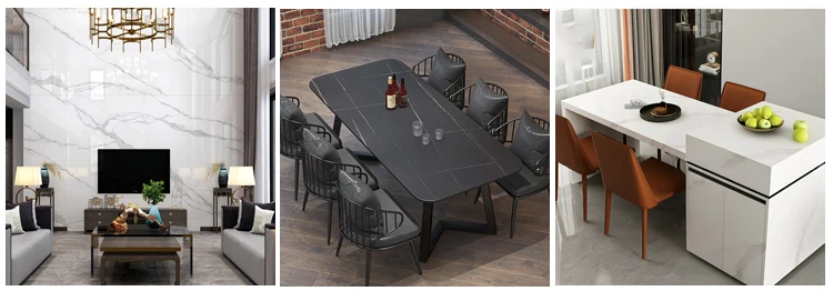 Large Format Kashmir White Porcelain Artificial Stone Granite Table Top Sintered Stone Onyx Marble Slabs Tiles