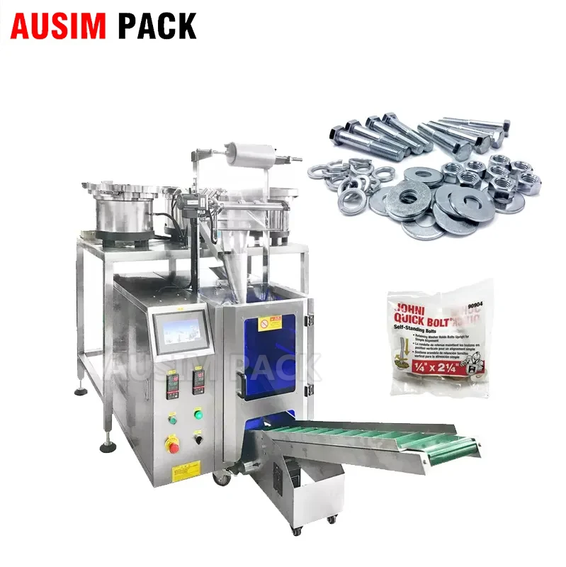 Electronic Screw Packing Machine Vibrating Feeder Packaging Machine Hardware Back Sealing Packing Machine