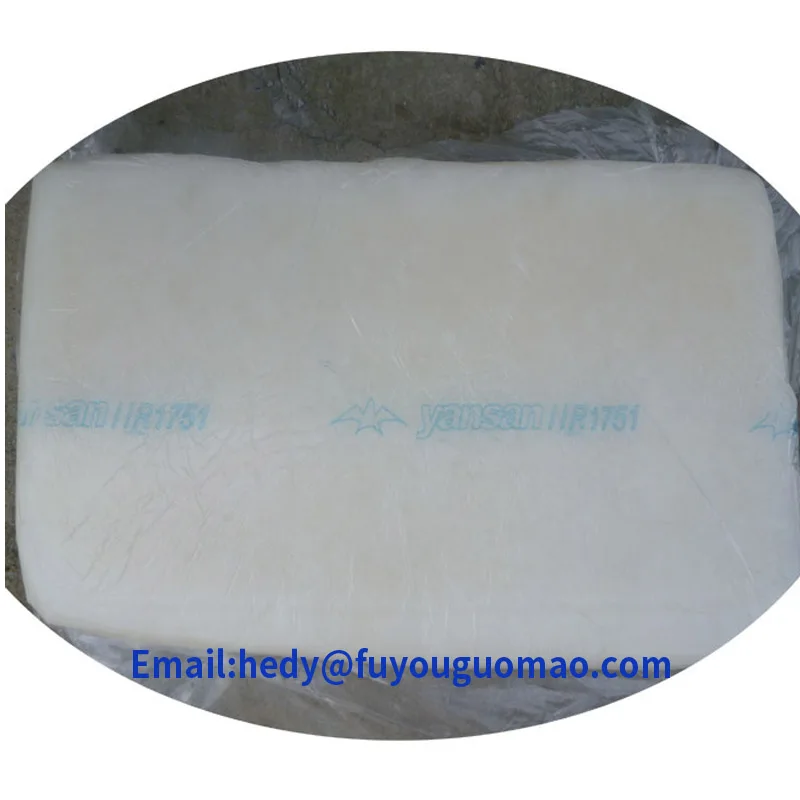 Sinopec Yanshan butyl rubber 1751 excellent products/Isobutylene Isoprene Rubber IIR1751/superior grade butyl rubber IIR 1751
