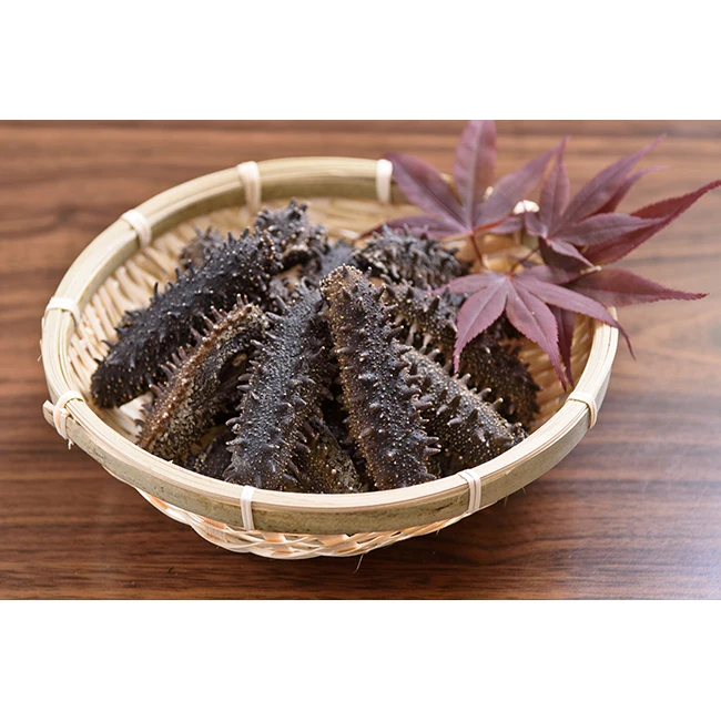 Bulk high quality popular food sea products black dry sea cucumber